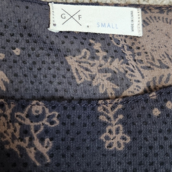 Gentle Fawn Sheer Long Sleeve Dress Size S Baggy Oversized Whimsigoth Dark Fairy - Picture 13 of 15